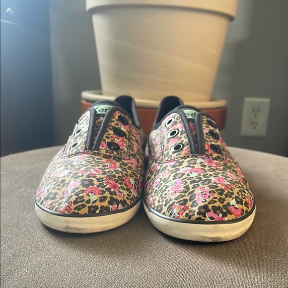 Keds Rookie Athletic Sneakers Leopard Floral Canvas Womens 8.5 EUC - Picture 5 of 9